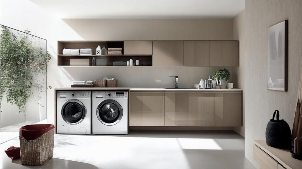 Comment Choisir un Meuble Dessus Machine a Laver et Seche Linge qui Optimise votre Espace