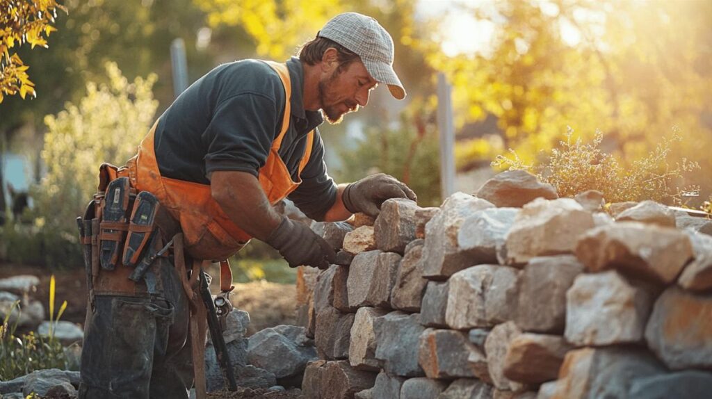 Guide complet pour batir un mur en pierre traditionnel : les secrets des macons